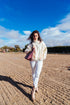 Mala tote de pele para mulher rosa Selena