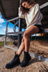 Botins Chelsea para mulher pretos Debbie