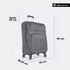 Mala de viagem maleável extensível 56cm/66cm/76cm/86cm, 10kg/15kg/20kg/23kg, de tecido poliéster Pissa Cinza