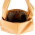 Mala shopper de pele castanha Aureum