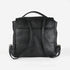 Mochila de piel para mujer negro Bora