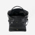 Mochila de piel para mujer negro Bora