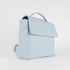 Mochila de pele azul-celeste para mulher Bora