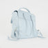 Mochila de pele azul-celeste para mulher Bora