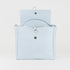 Mochila de pele azul-celeste para mulher Bora