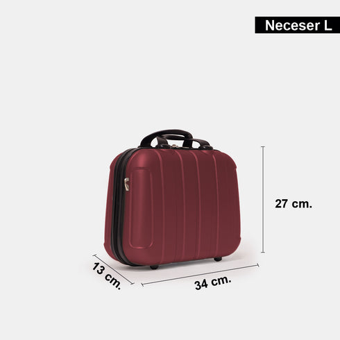 Necessaire de viagem tamanho L vermelho Kike