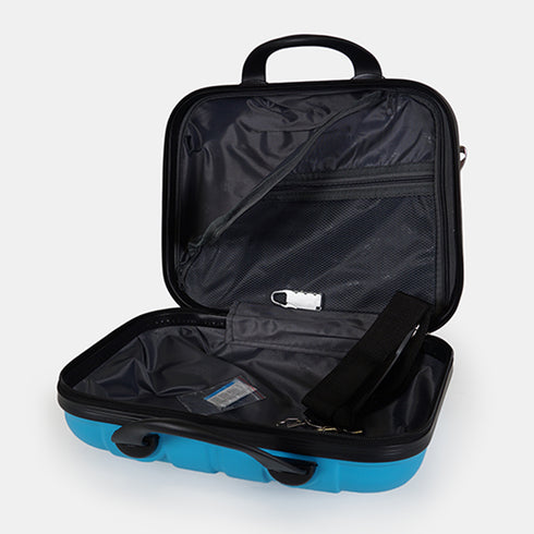 Necessaire de viagem tamanho L turquesa Kike