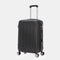 RAYKONG Maleta Mediana ABS 66x43x25cm | 71L | 24 Pulgadas | hasta 23kg semirígidas - Negro