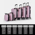 Mala de Viagem Extensível XS-51cm-10kg / S-55cm-15kg de ABS Kike Rosa Claro