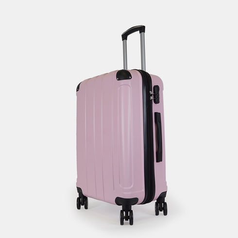 Mala de Viagem Extensível XS-51cm-10kg / S-55cm-15kg de ABS Kike Rosa Claro