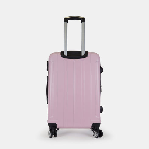 Mala de Viagem Extensível XS-51cm-10kg / S-55cm-15kg de ABS Kike Rosa Claro