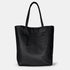 Bolso shopper para mujer de piel para personalizar negro Amy