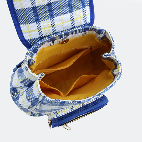 Mochila trançada para mulher Tesia Azul