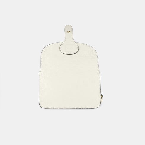 Bolsa de tiracolo para telemóvel em pele Pili bege