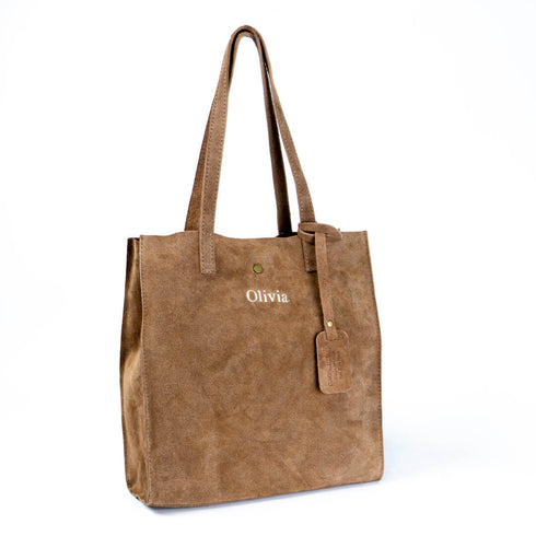 Mala tote de pele lisa de mulher vermelha Stella
