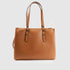 Bolso shopper tote de piel marrón Hayley