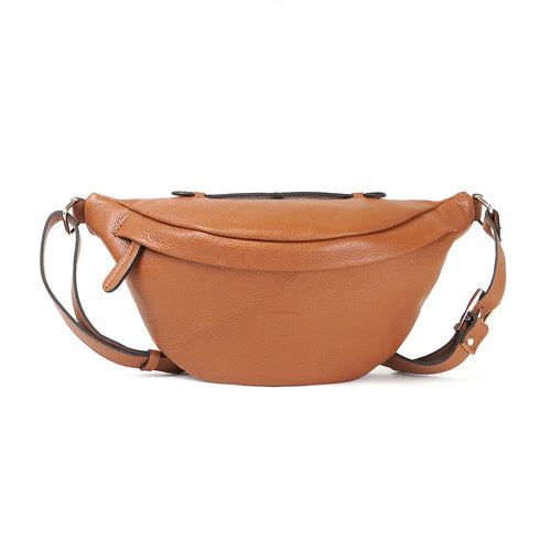 Riñonera de Hombre Piel Marrón Asher