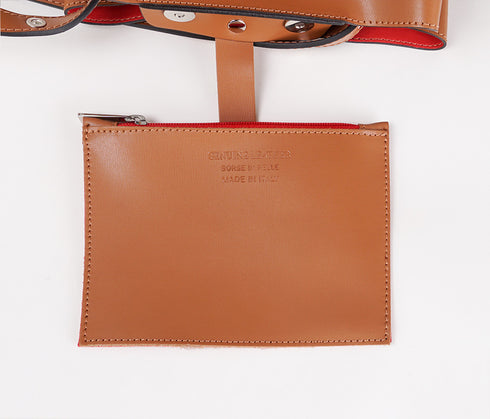 Bolso Hobo de Piel Marrón para Mujer - Leticia