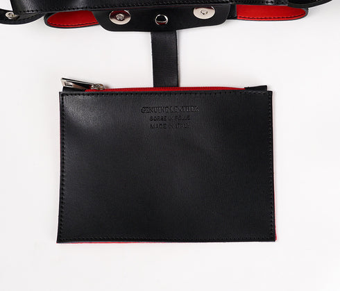 Mala Hobo de Pele Preta para Mulher - Leticia