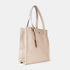 Mala tote de pele lisa nude Stella para mulher