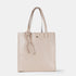 Mala tote de pele lisa nude Stella para mulher
