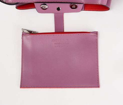 Mala Hobo de Pele Rosa para Mulher - Leticia