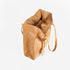 Mala tote de pele lisa de mulher castanha primavera Stella