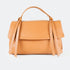Bolso de mano de piel bolso grande con solapa para mujer marrón Beca