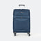 Maleta de viaje blanda extensible 56cm/66cm/76cm/86cm, 10kg/15kg/20kg/23kg, de tela poliéster Pissa Azul