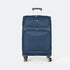 Maleta de viaje blanda extensible 56cm/66cm/76cm/86cm, 10kg/15kg/20kg/23kg, de tela poliéster Pissa Azul
